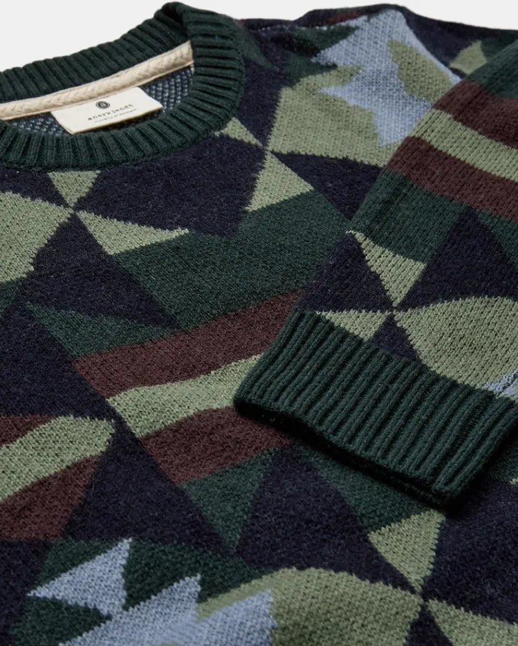 Anerkjendt aksune inka wool knit forest night