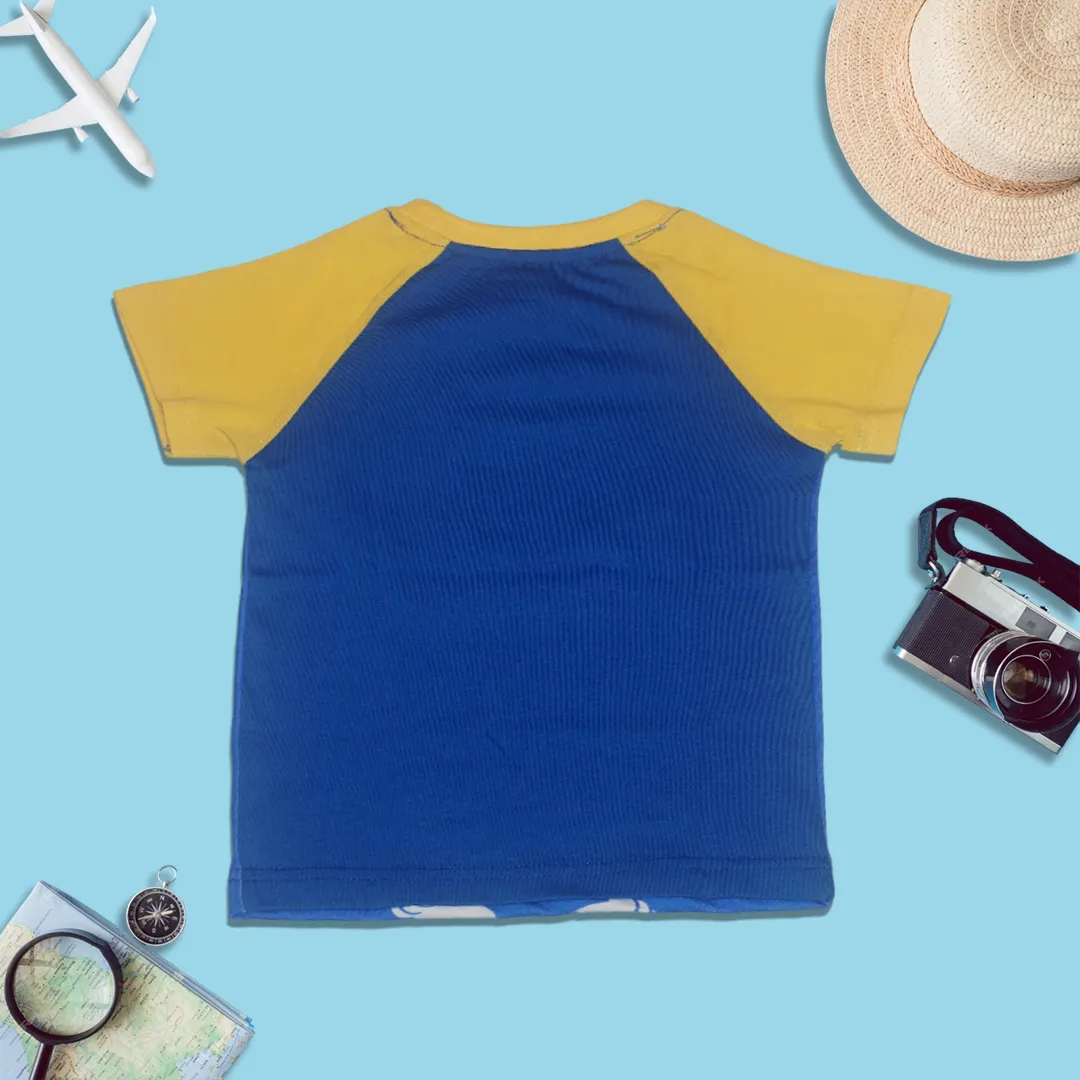 Blue and Yellow Kids T-Shirt