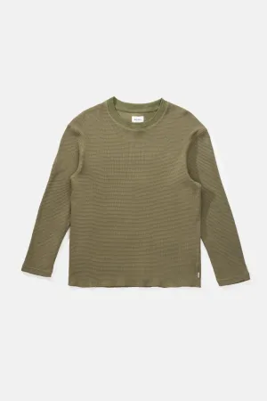 Classic Waffle Knit Olive
