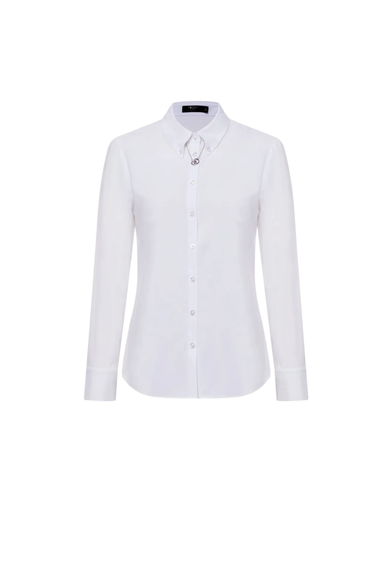 Colin COOLMAX Yarn-dyed Plainweave Shirt with Detachable Collar Chain