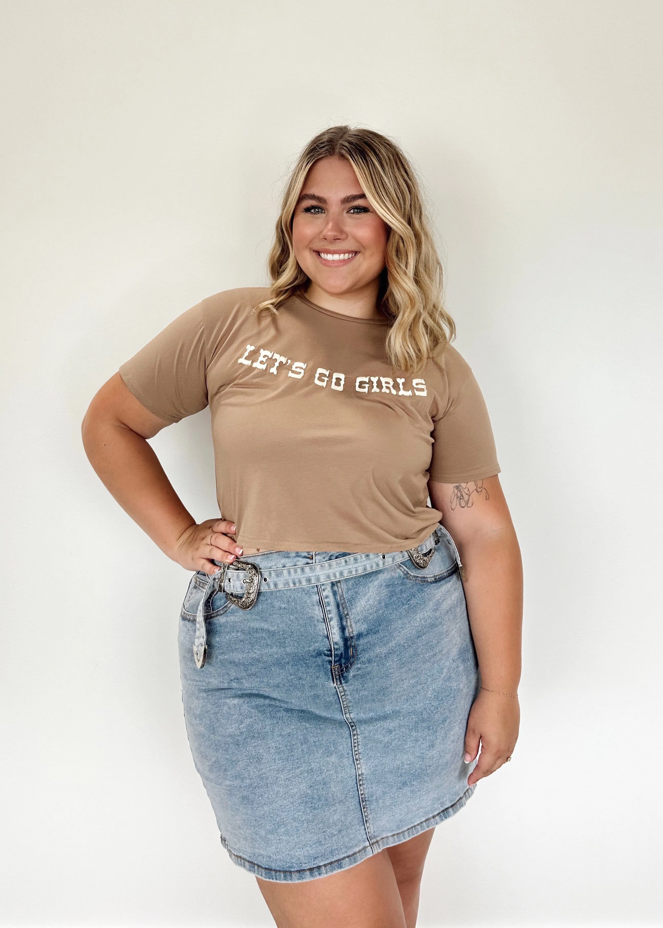 Honky Tonk Denim Skirt