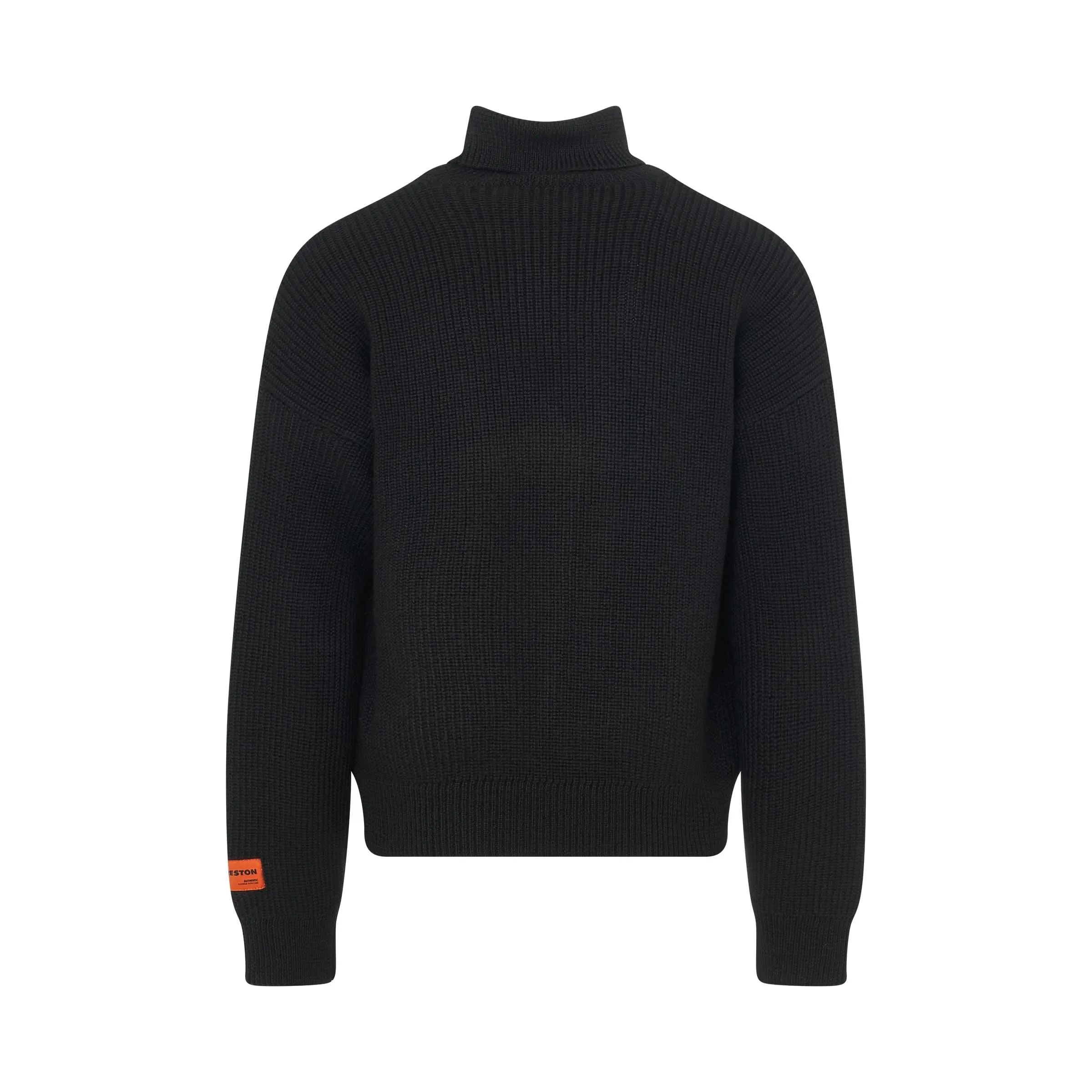 HPNY Knit Rollneck in Black/White