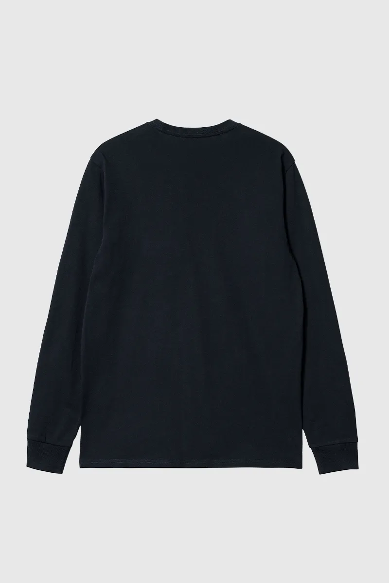 L/S Pocket T-Shirt - Dark Navy