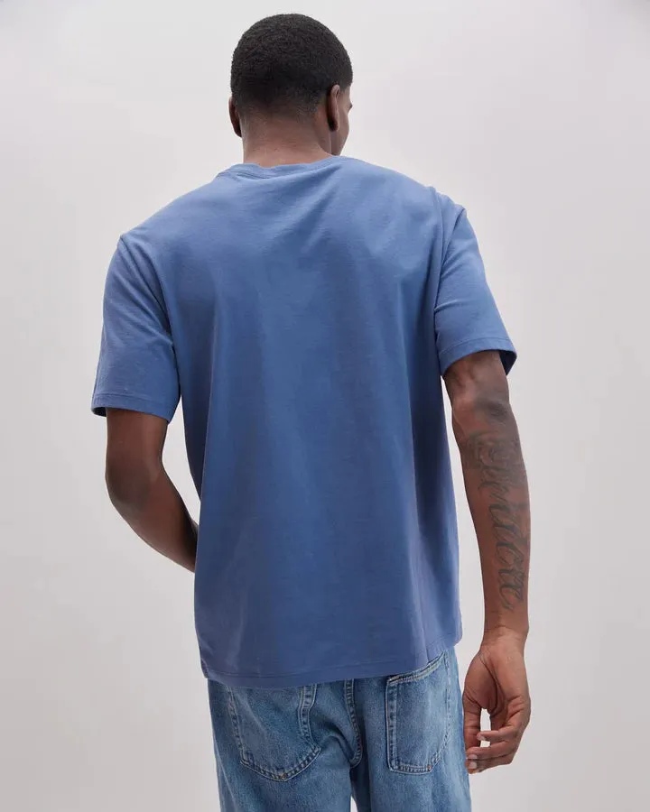 Men's Pima Cotton Pocket Tee - Vintage Indigo