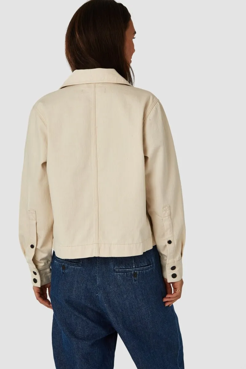 Ota Denim Jacket | Ecru