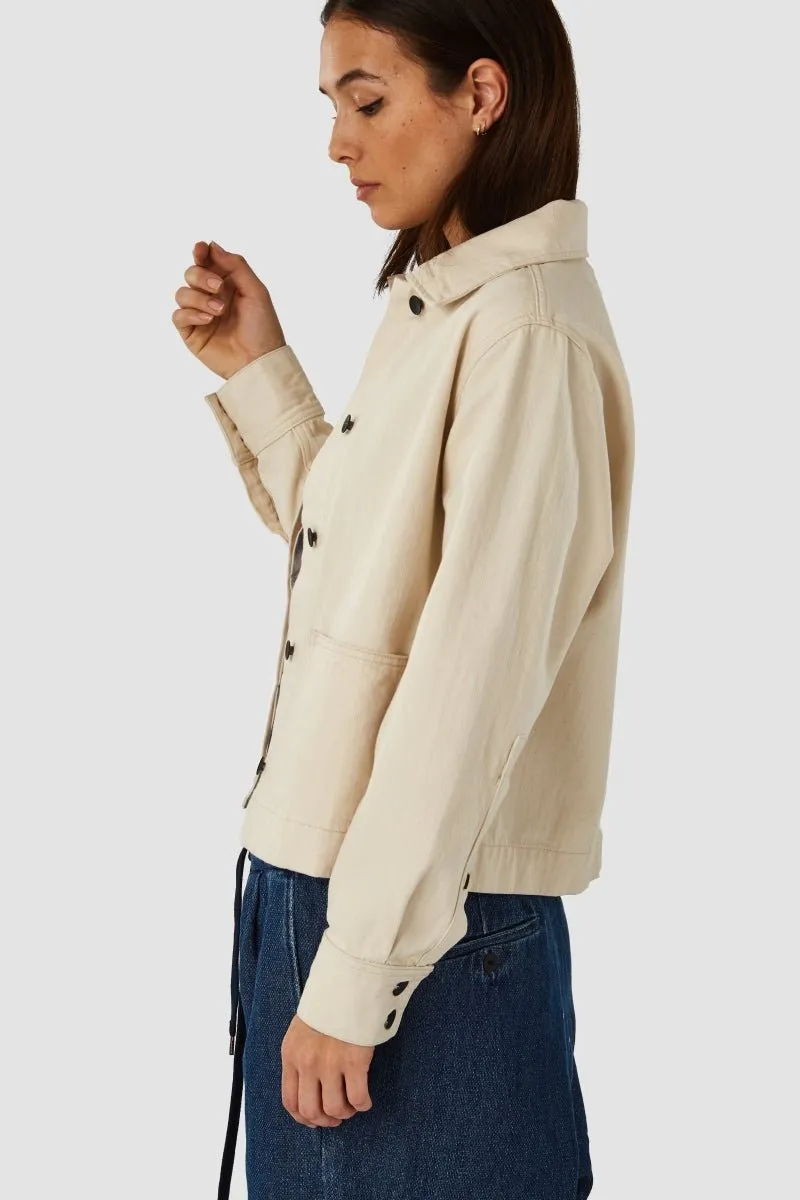 Ota Denim Jacket | Ecru