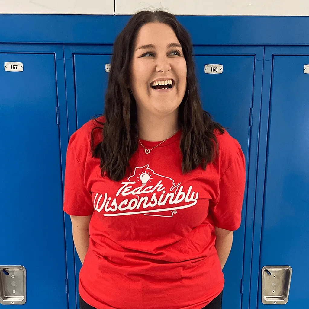 "Teach Wisconsinbly" Red T-Shirt