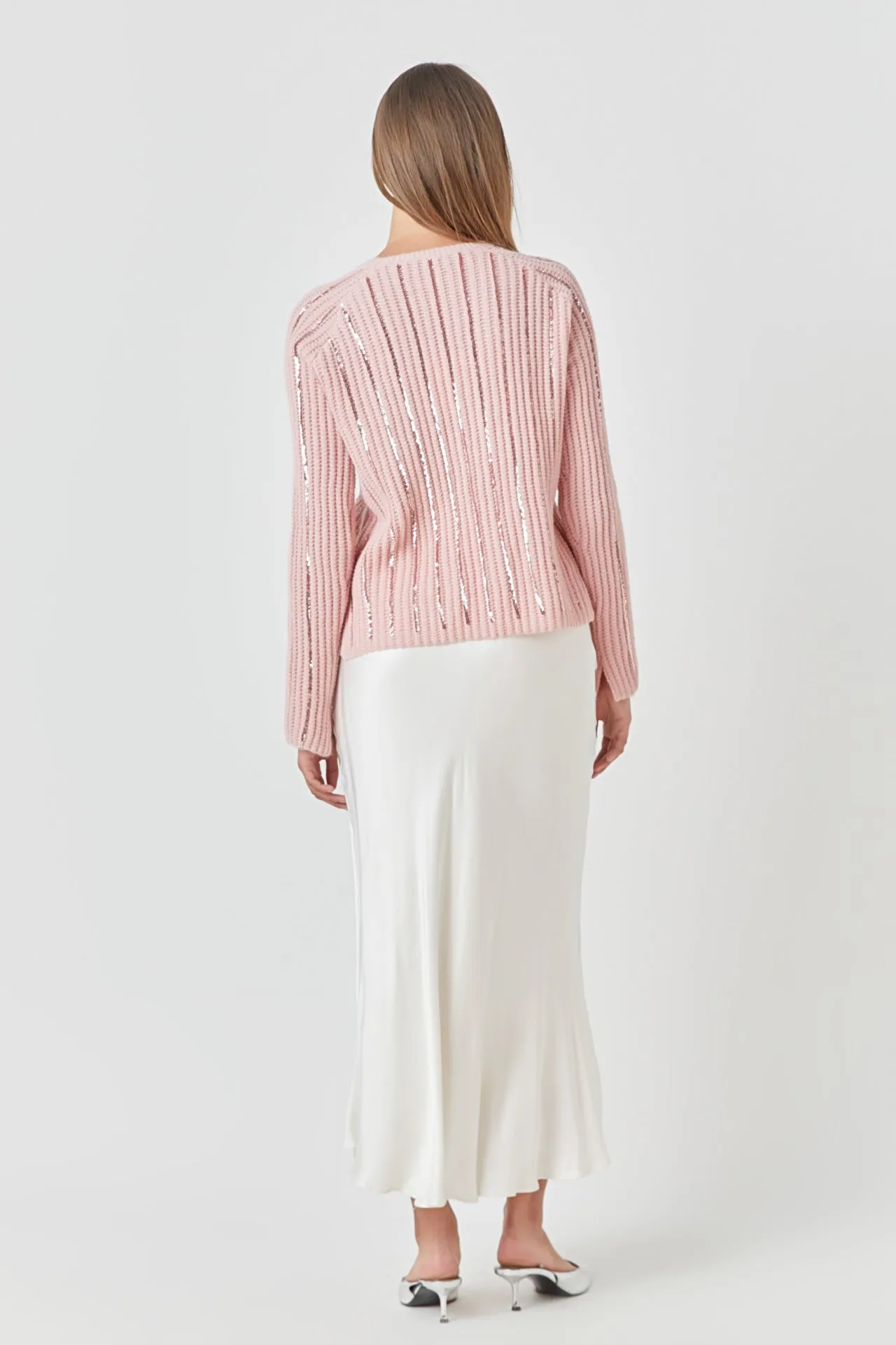 Sequin Knit Sweater