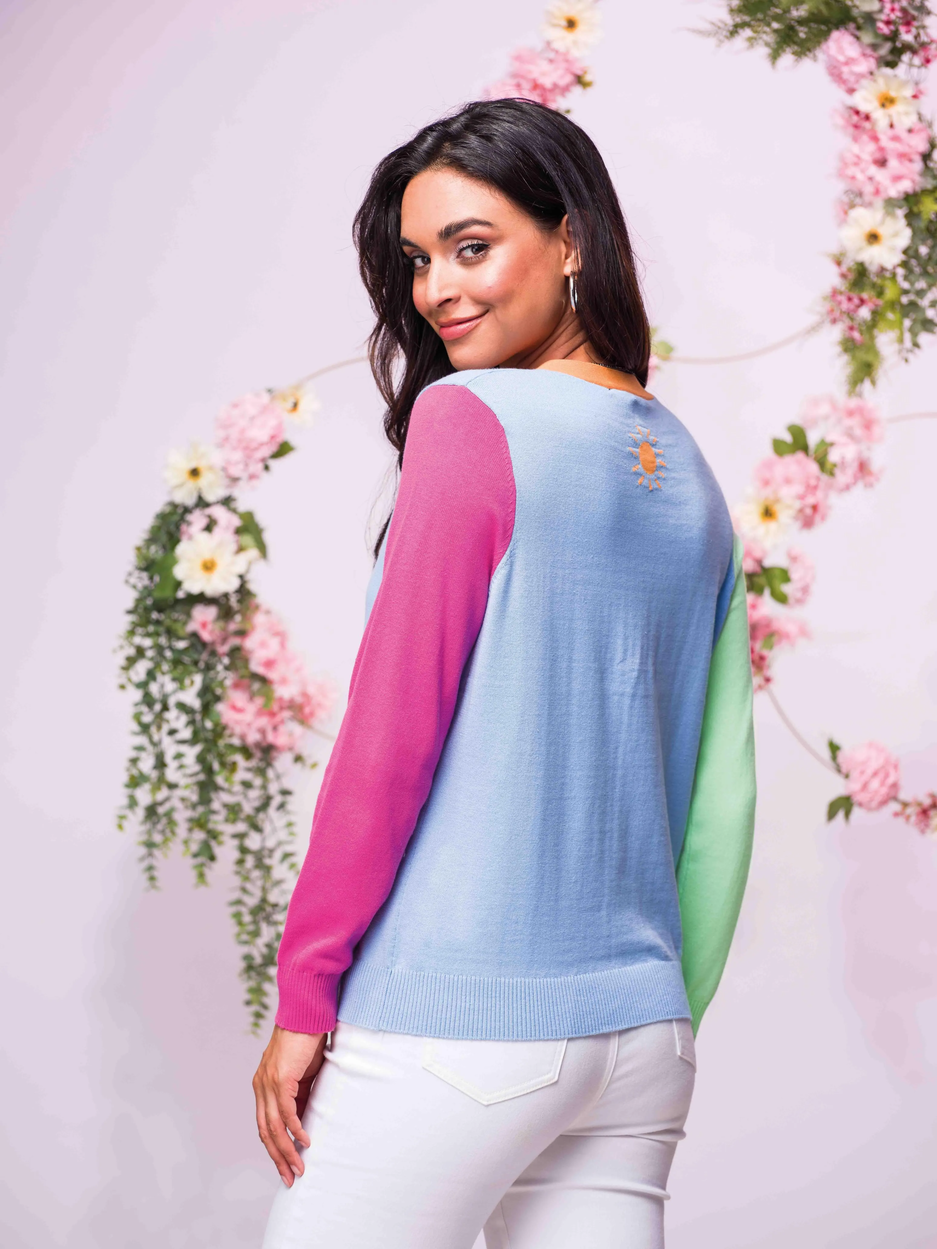 Split-Colored Sweater