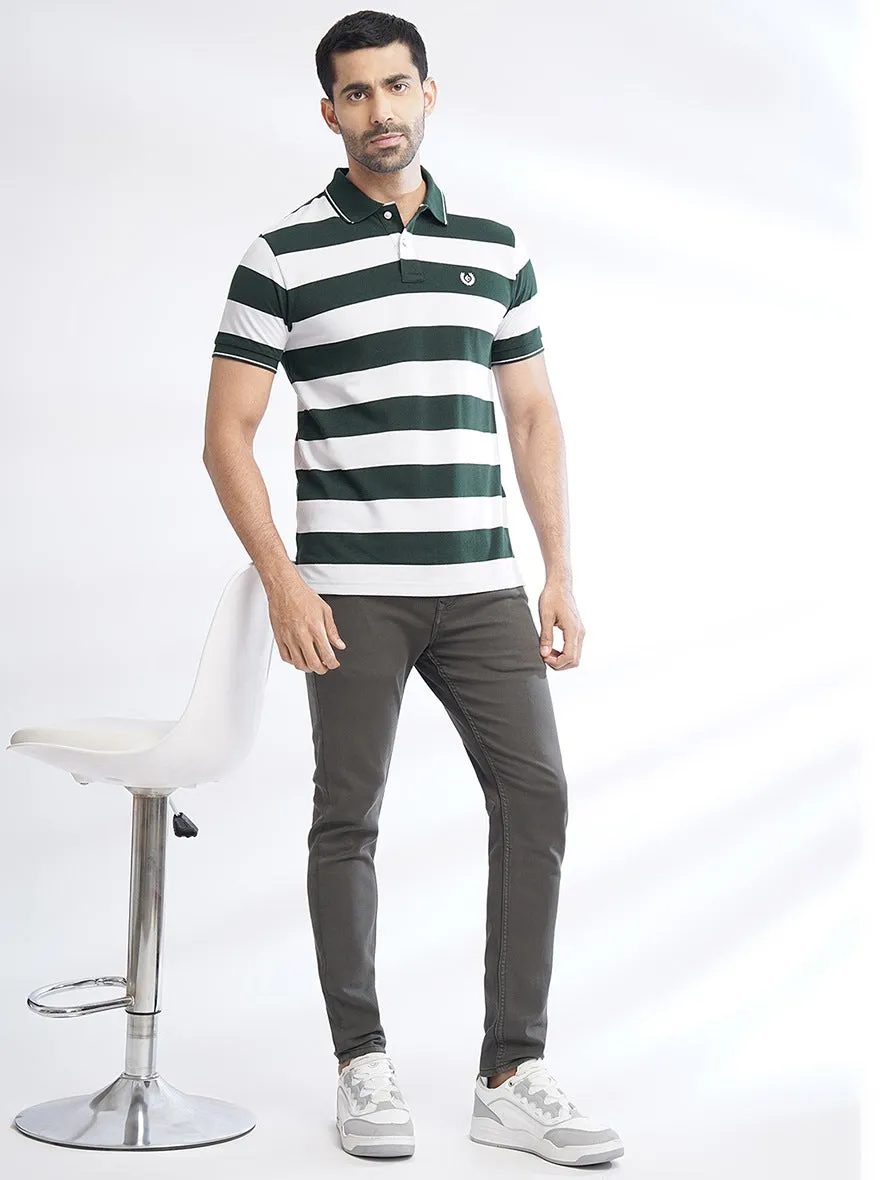 Teal Green Washed Rider Fit Jeans | JadeBlue