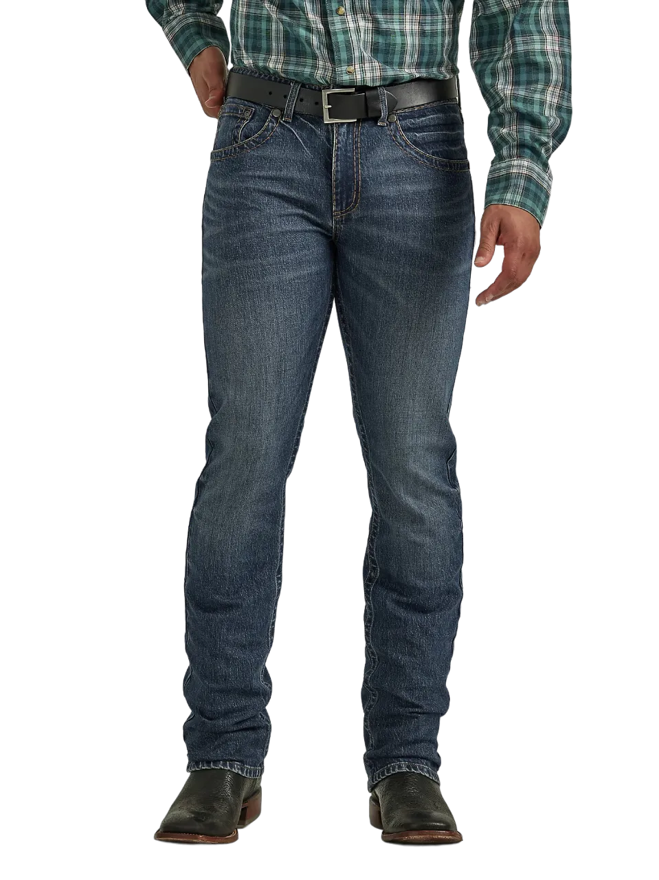 Wrangler Men's Rock Slim Fit Straight Leg Jeans